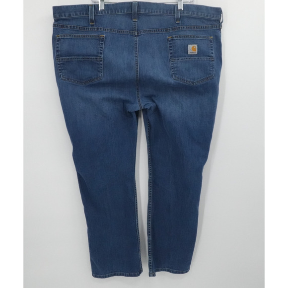 Carhartt Jeans Mens 44x30 Blue Denim Rugged Flex Relaxed Casual‎ Workwear - Picture 2 of 16